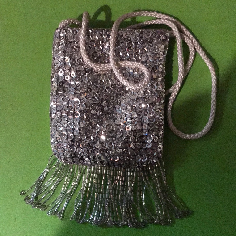 Sequin purse